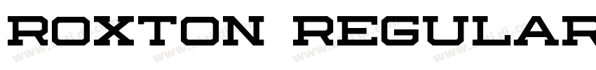 Roxton Regular字体转换 Roxton Regular字体转换